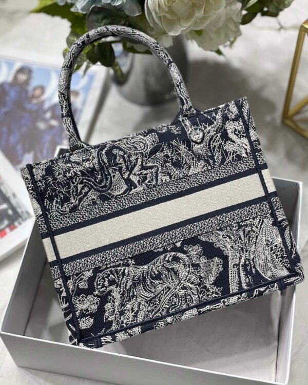 1:1 Replica Christian Dior Small Dior Book Tote Blue, For Women, Women’s Handbags 26.5cm/10.5in CD M1265ZRGO_M928