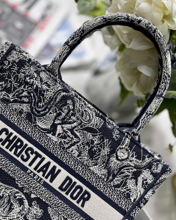 1:1 Replica Christian Dior Small Dior Book Tote Blue, For Women, Women’s Handbags 26.5cm/10.5in CD M1265ZRGO_M928
