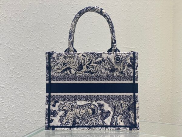 1:1 Replica Christian Dior Small Dior Book Tote Blue, For Women, Women’s Handbags 26.5cm/10.5in CD M1265ZRGO_M928