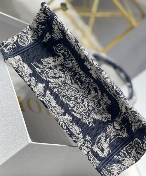 1:1 Replica Christian Dior Small Dior Book Tote Blue, For Women, Women’s Handbags 26.5cm/10.5in CD M1265ZRGO_M928