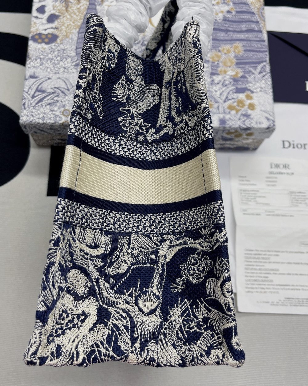 1:1 Replica Christian Dior Small Dior Book Tote Blue, For Women, Women’s Handbags 26.5cm/10.5in CD M1265ZRGO_M928