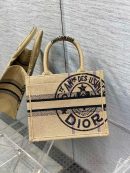 1:1 Replica Christian Dior Small Dior Book Tote Brown, For Women, Women’s Handbags 26.5cm/10.5in CD M1265ZRUW_M918