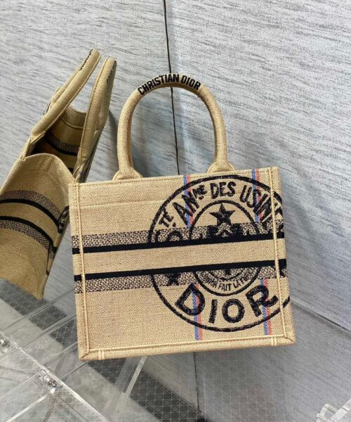 1:1 Replica Christian Dior Small Dior Book Tote Brown, For Women, Women’s Handbags 26.5cm/10.5in CD M1265ZRUW_M918
