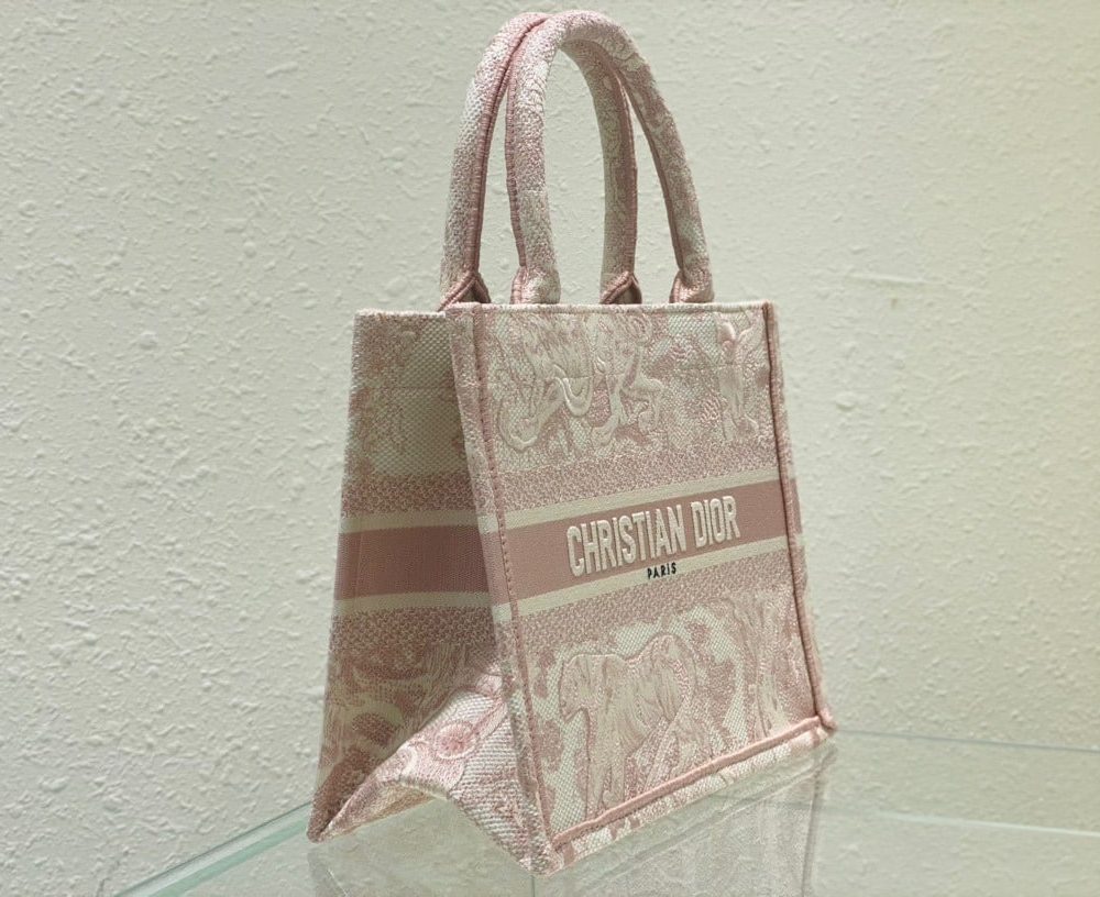 1:1 Replica Christian Dior Small Dior Book Tote Pink, For Women, Women’s Handbags 26.5cm/10.5in CD
