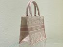 1:1 Replica Christian Dior Small Dior Book Tote Pink, For Women, Women’s Handbags 26.5cm/10.5in CD
