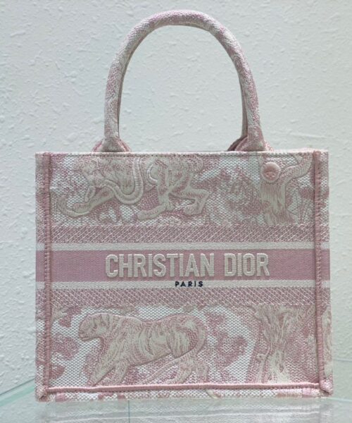1:1 Replica Christian Dior Small Dior Book Tote Pink, For Women, Women’s Handbags 26.5cm/10.5in CD