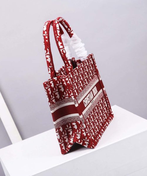 1:1 Replica Christian Dior Small Dior Book Tote Red, For Women, Women’s Handbags 26.5cm/10.5in CD M1265ZRIW_M17E