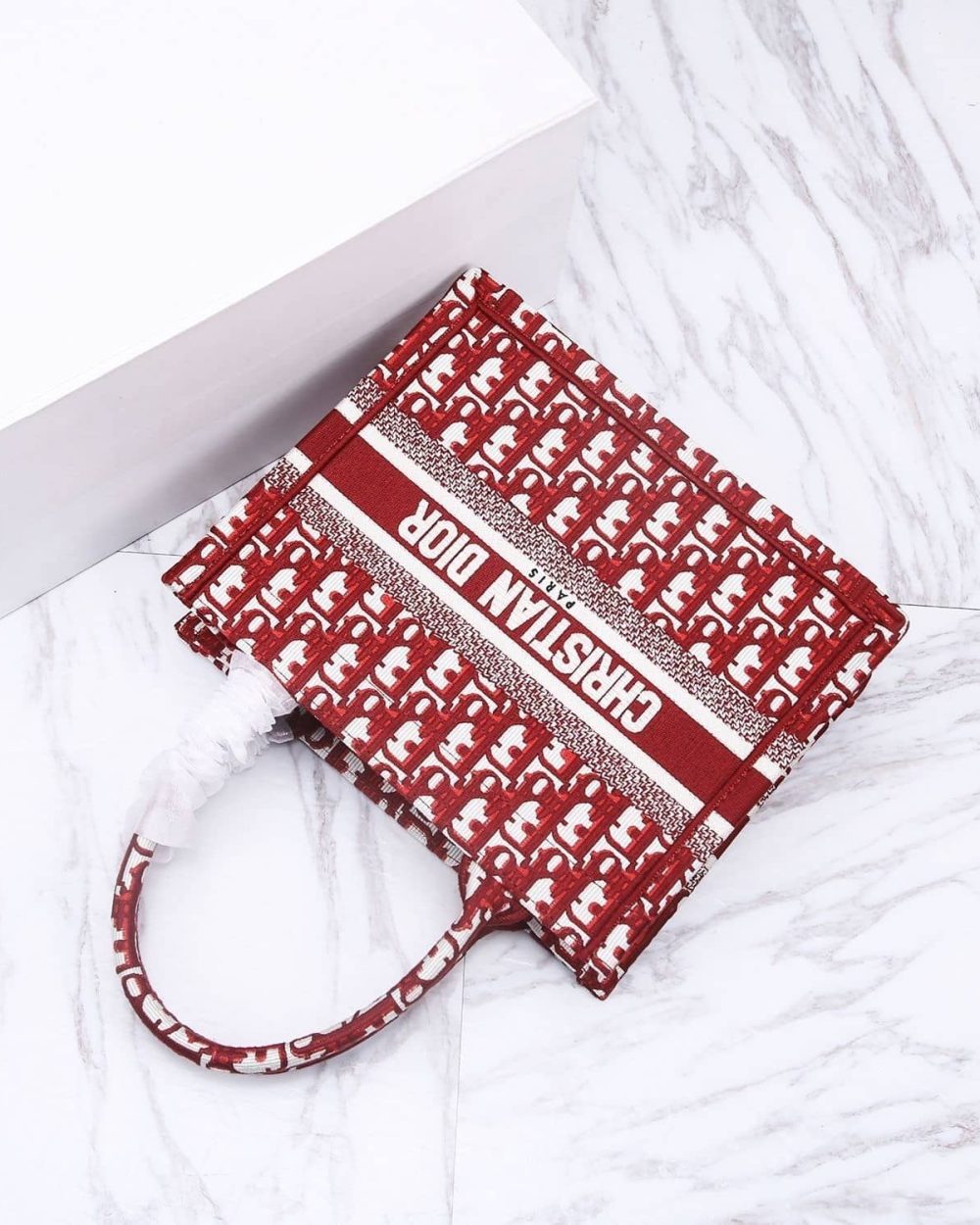 1:1 Replica Christian Dior Small Dior Book Tote Red, For Women, Women’s Handbags 26.5cm/10.5in CD M1265ZRIW_M17E