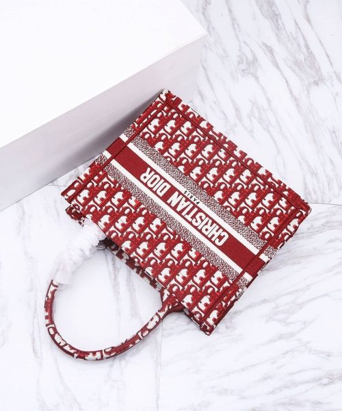 1:1 Replica Christian Dior Small Dior Book Tote Red, For Women, Women’s Handbags 26.5cm/10.5in CD M1265ZRIW_M17E