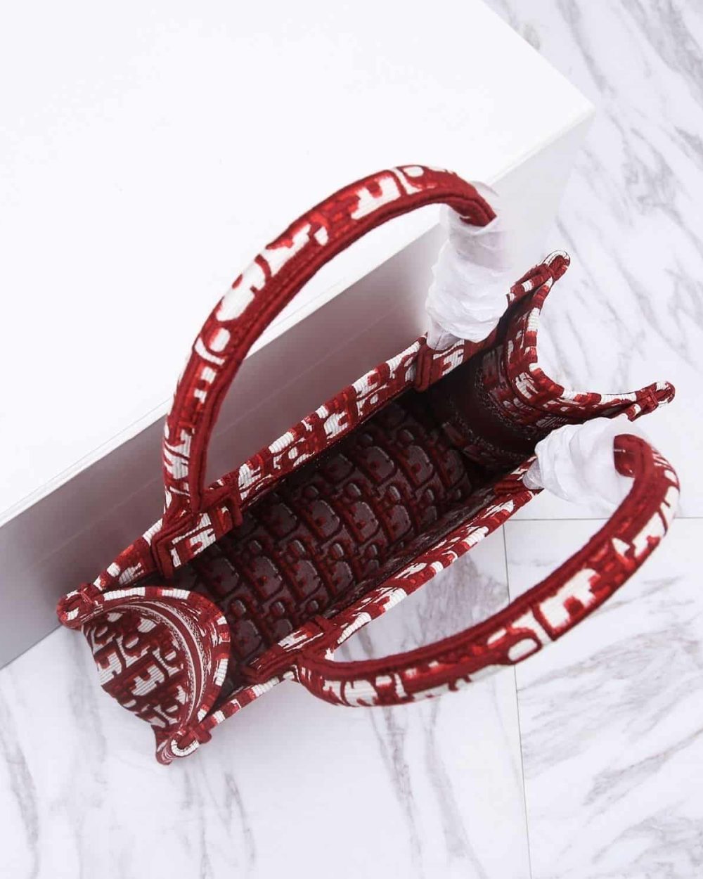 1:1 Replica Christian Dior Small Dior Book Tote Red, For Women, Women’s Handbags 26.5cm/10.5in CD M1265ZRIW_M17E