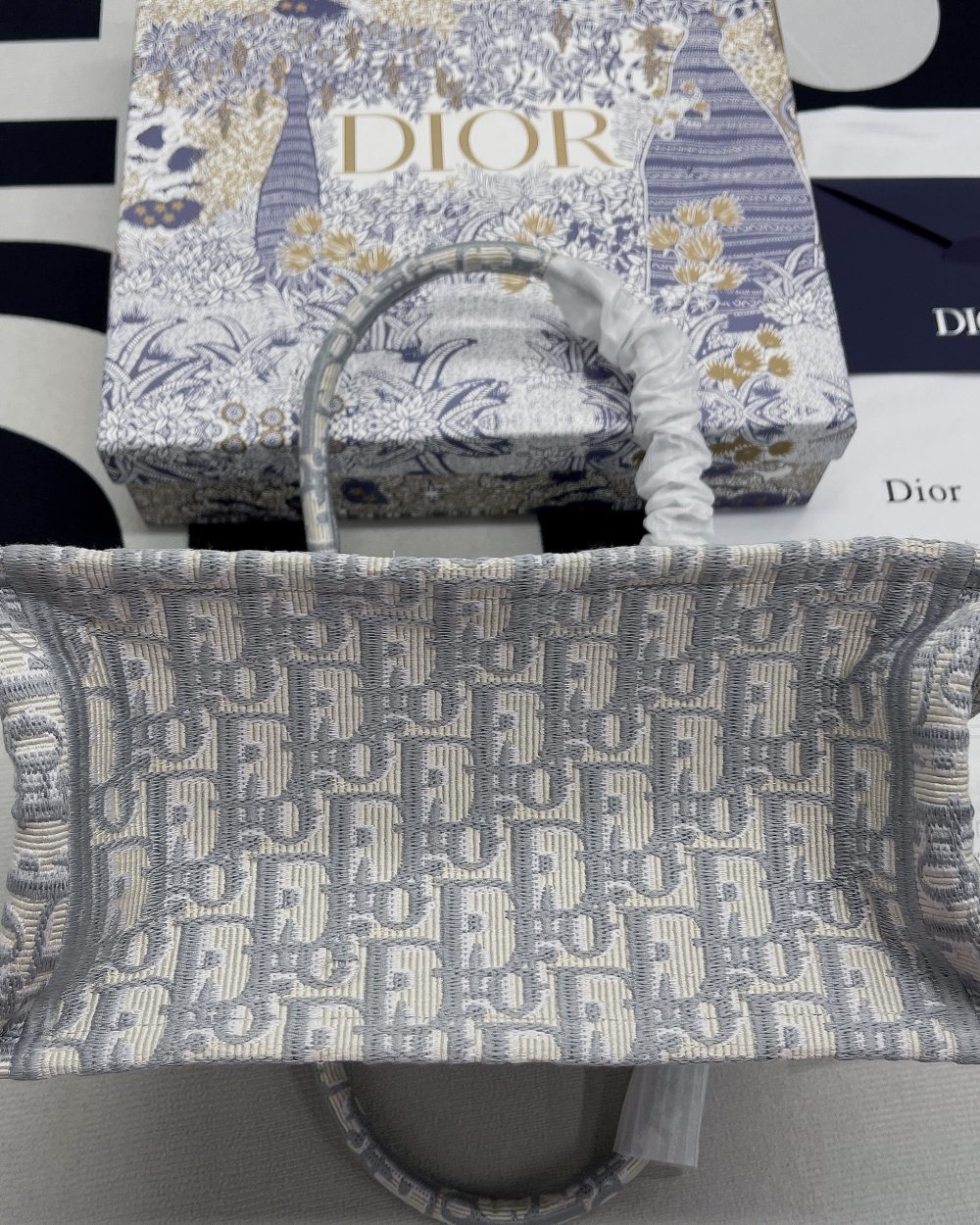 1:1 Replica Christian Dior Small Dior Book Tote Violet, For Women, Women’s Handbags 26.5cm/10.5in CD