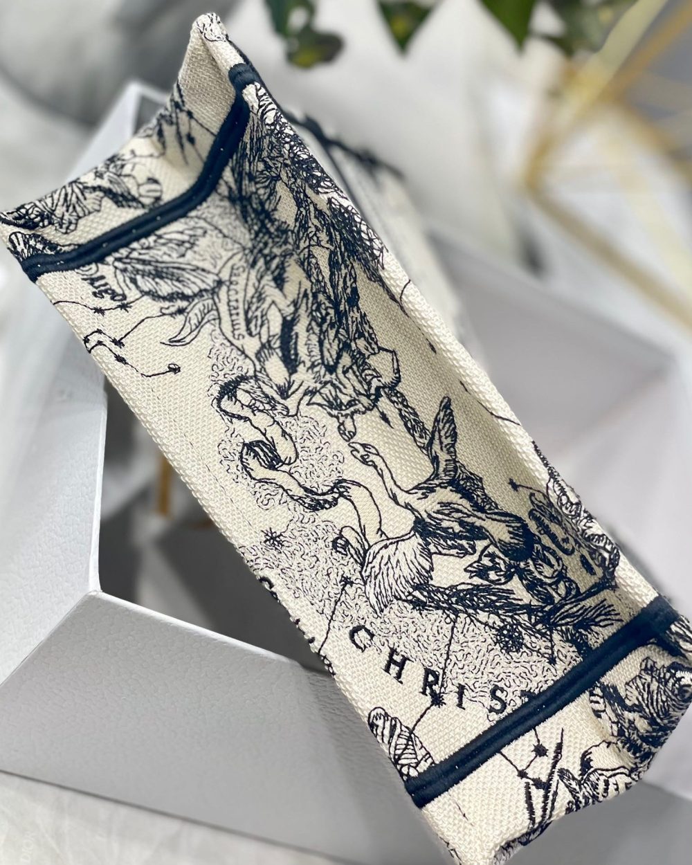 1:1 Replica Christian Dior Small Dior Book Tote White, For Women, Women’s Handbags 26.5cm/10.5in CD M1265ZRHZ_M941