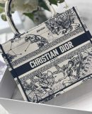 1:1 Replica Christian Dior Small Dior Book Tote White, For Women, Women’s Handbags 26.5cm/10.5in CD M1265ZRHZ_M941