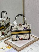 1:1 Replica Christian Dior Small Dior Book Tote white, For Women, Women’s Handbags 26.5cm/10.5in CD M1265ZRTY_M941
