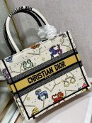 1:1 Replica Christian Dior Small Dior Book Tote white, For Women, Women’s Handbags 26.5cm/10.5in CD M1265ZRTY_M941
