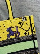 1:1 Replica Christian Dior Small Dior Book Tote Yellow, For Women, Women’s Handbags 26.5cm/10.5in CD M1265ZRTY_M930