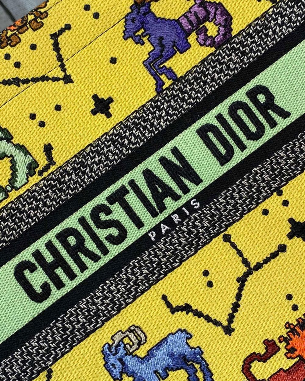 1:1 Replica Christian Dior Small Dior Book Tote Yellow, For Women, Women’s Handbags 26.5cm/10.5in CD M1265ZRTY_M930