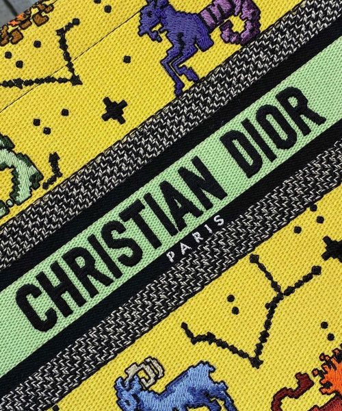 1:1 Replica Christian Dior Small Dior Book Tote Yellow, For Women, Women’s Handbags 26.5cm/10.5in CD M1265ZRTY_M930