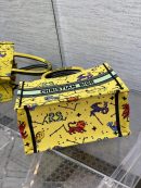 1:1 Replica Christian Dior Small Dior Book Tote Yellow, For Women, Women’s Handbags 26.5cm/10.5in CD M1265ZRTY_M930