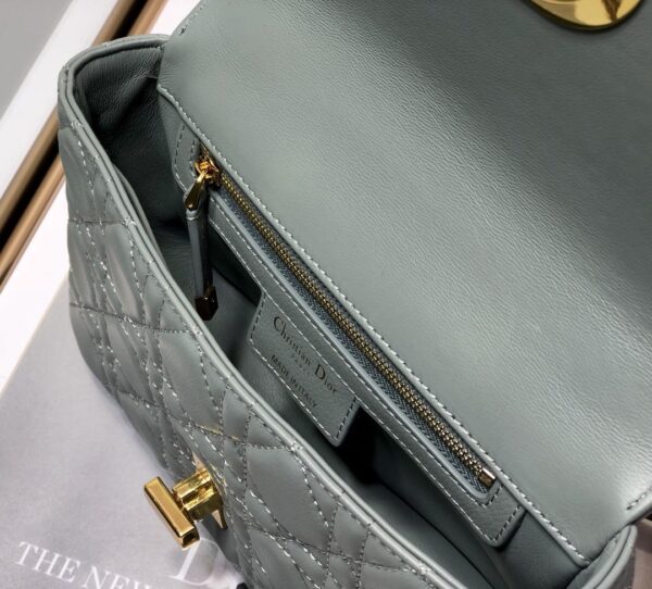 1:1 Replica Christian Dior Small Dior Caro Bag, Grey, For Women Women’s Handbags, Shoulder Bags, Crossbody Bags, 20cm CD M9241UWHC_M41G