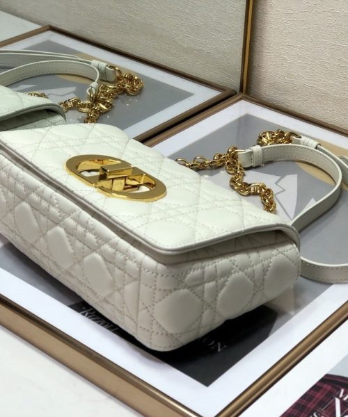 1:1 Replica Christian Dior Small Dior Caro Bag, White, For Women Women’s Handbags, Shoulder Bags, Crossbody Bags, 20cm CD M9241UWHC_M35U