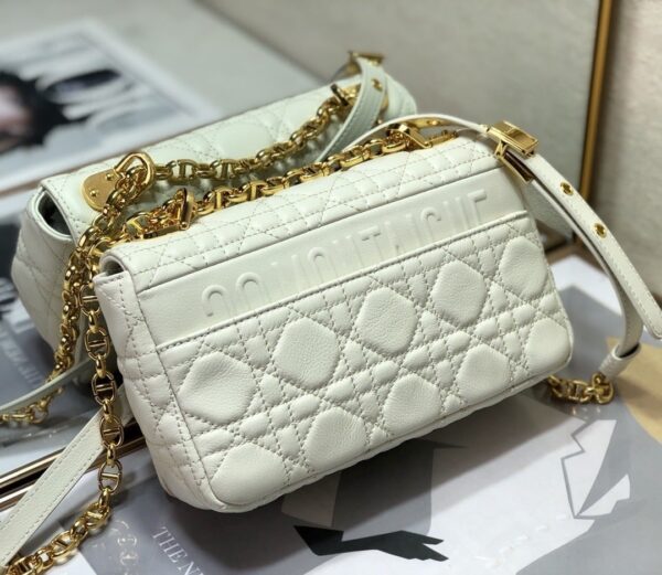 1:1 Replica Christian Dior Small Dior Caro Bag, White, For Women Women’s Handbags, Shoulder Bags, Crossbody Bags, 20cm CD M9241UWHC_M35U
