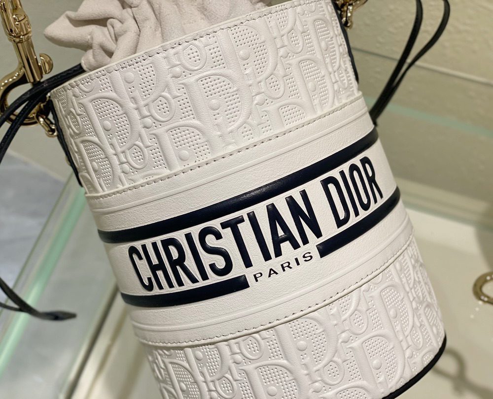 1:1 Replica Christian Dior Small Dior Vibe Bucket Bag White, For Women, Women’s Handbags 5.5in/14cm CD