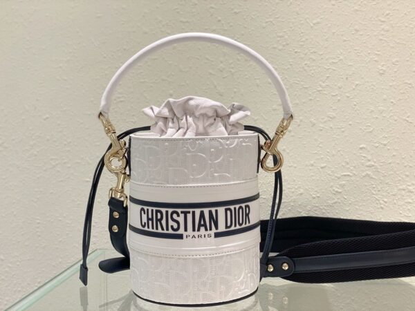 1:1 Replica Christian Dior Small Dior Vibe Bucket Bag White, For Women, Women’s Handbags 5.5in/14cm CD
