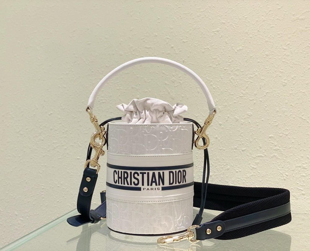 1:1 Replica Christian Dior Small Dior Vibe Bucket Bag White, For Women, Women’s Handbags 5.5in/14cm CD