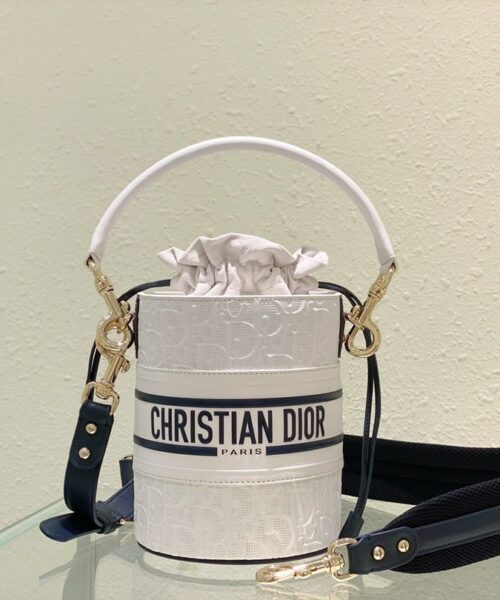 1:1 Replica Christian Dior Small Dior Vibe Bucket Bag White, For Women, Women’s Handbags 5.5in/14cm CD
