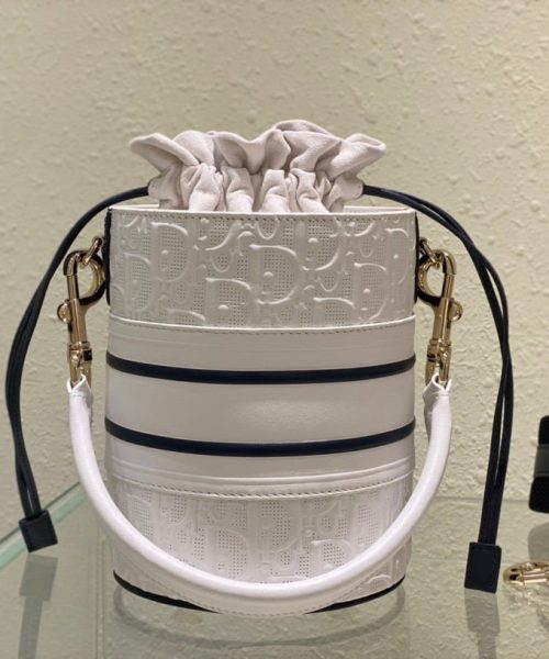 1:1 Replica Christian Dior Small Dior Vibe Bucket Bag White, For Women, Women’s Handbags 5.5in/14cm CD