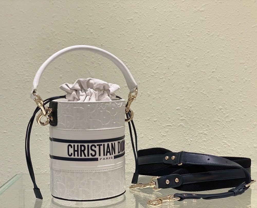1:1 Replica Christian Dior Small Dior Vibe Bucket Bag White, For Women, Women’s Handbags 5.5in/14cm CD