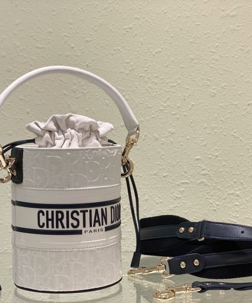 1:1 Replica Christian Dior Small Dior Vibe Bucket Bag White, For Women, Women’s Handbags 5.5in/14cm CD