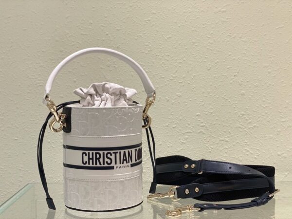 1:1 Replica Christian Dior Small Dior Vibe Bucket Bag White, For Women, Women’s Handbags 5.5in/14cm CD