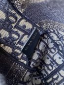 1:1 Replica Christian Dior Small DIORCAMP Bag Blue Dior Oblique Embroidery, Blue, For Women Women's Handbags, Shoulder Bags, Crossbody Bags, 23cm CD M1241ORIW_M928