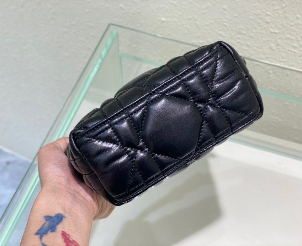 1:1 Replica Christian Dior Small DiorTravel Nomad Pouch Black, For Women, Women’s Handbags 6in/15cm CD S5553BMIG_M900