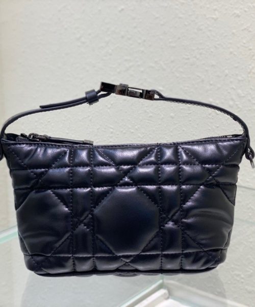 1:1 Replica Christian Dior Small DiorTravel Nomad Pouch Black, For Women, Women’s Handbags 6in/15cm CD S5553BMIG_M900