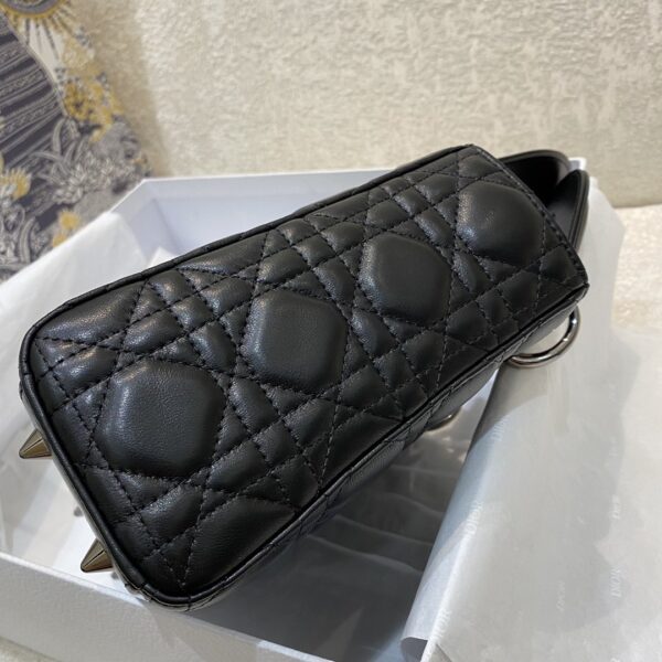 1:1 Replica Christian Dior Small Lady Dior Bag Silver Hardware, Black, For Women Women’s Handbags, Crossbody Bags, 20cm CD