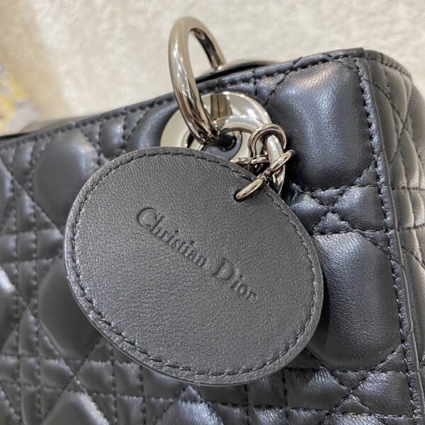 1:1 Replica Christian Dior Small Lady Dior Bag Silver Hardware, Black, For Women Women’s Handbags, Crossbody Bags, 20cm CD