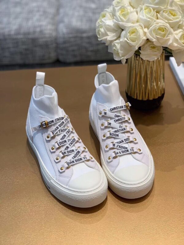 Christian Dior Walk'N'Dior Sneaker Cannage Technical Mesh White For Women CD KCK276NKR_S10W