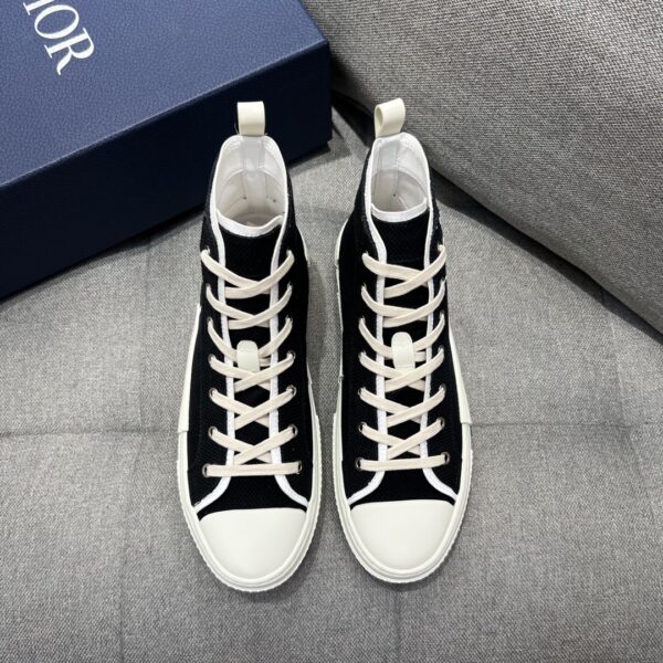 Christian Dior Women's B23 Cactus Jack Dior High-Top Sneaker Black For Women CD