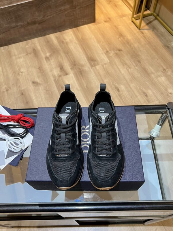Christian Dior Women's B25 Runner Sneaker Black For Women CD