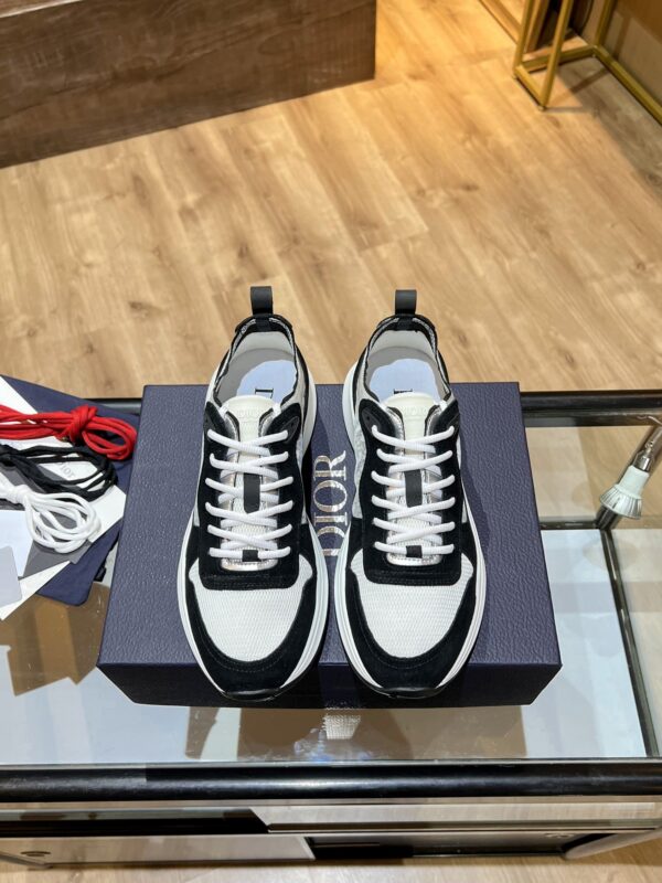 Christian Dior Women's B25 Runner Sneaker Black For Women CD