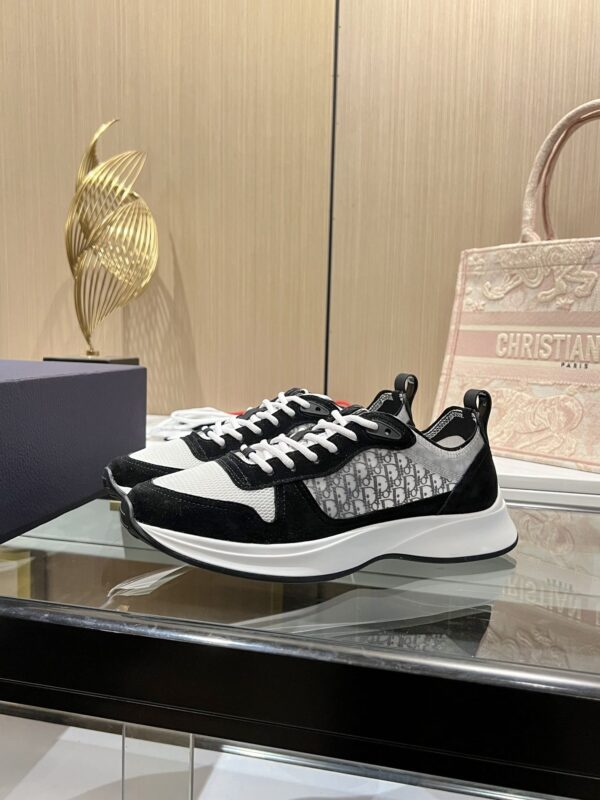 Christian Dior Women's B25 Runner Sneaker Black For Women CD
