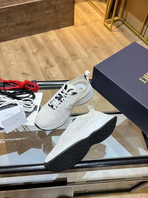 Christian Dior Women's B25 Runner Sneaker White For Women CD