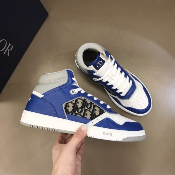 Christian Dior Women's B27 High-Top Sneaker Blue For Women CD