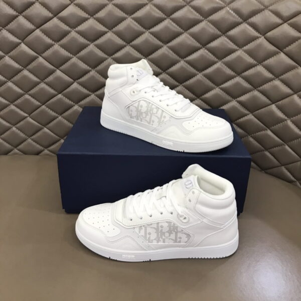 Christian Dior Women's B27 High-Top Sneaker White For Women CD