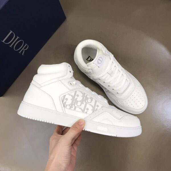 Christian Dior Women's B27 High-Top Sneaker White For Women CD