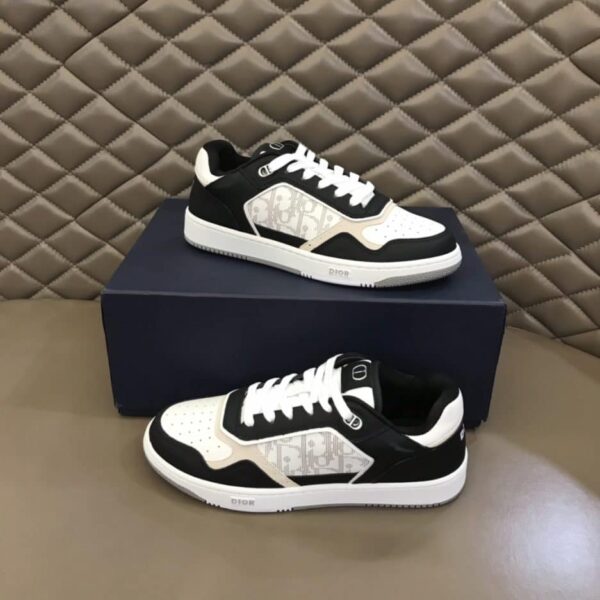 Christian Dior Women's  B27 Low-Top Sneaker Black And White For Women CD