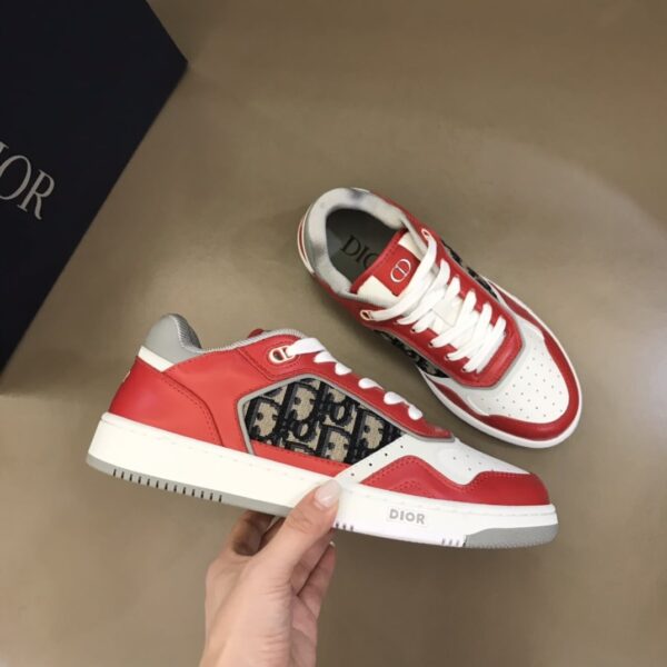 Christian Dior Women's  B27 Low-Top Sneaker Red For Women CD